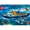 Juguete de construcción LEGO City barco de expedición ártica 60368 — 815 piezas, 7+ años, incluye 4 minifiguras