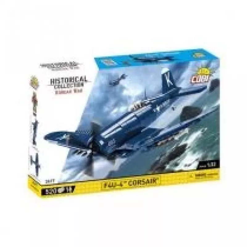 Bloques de construcción COBI F4U-4 Corsair 520 piezas Guerra de Corea