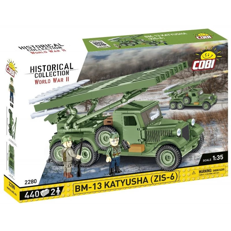 Bloques de construcción COBI BM-13 Katiuska ZIS-6 440 piezas
