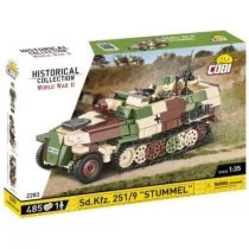 Sd.Kfz. 251/9 Stummel, juguete de construcción