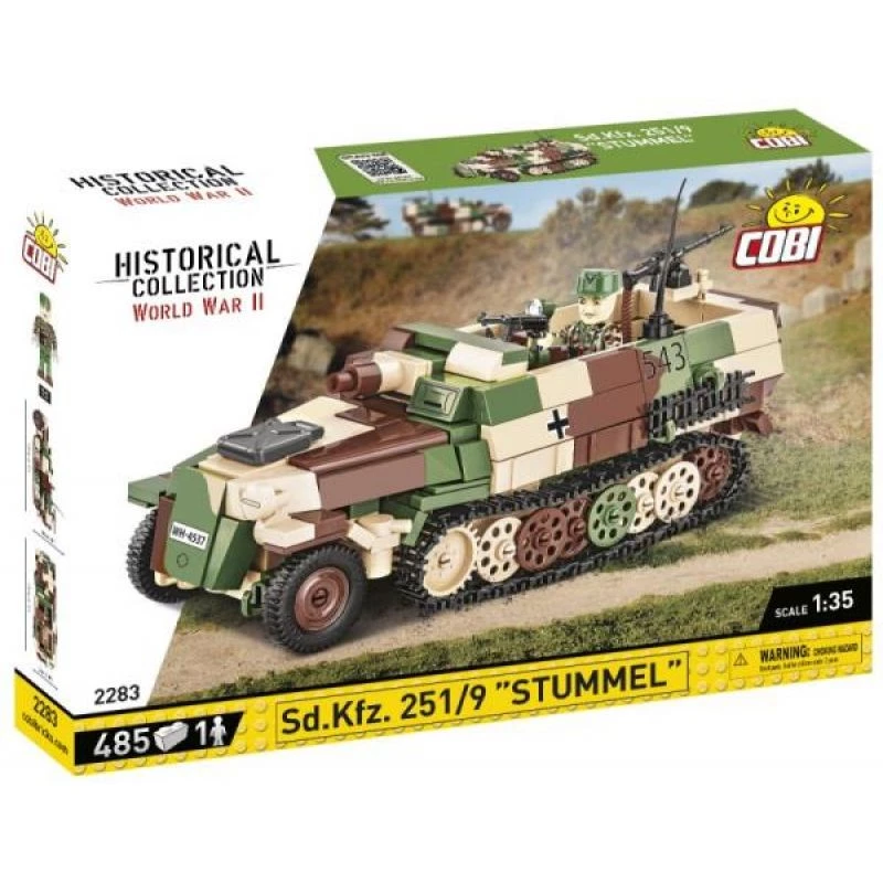 Sd.Kfz. 251/9 Stummel, juguete de construcción