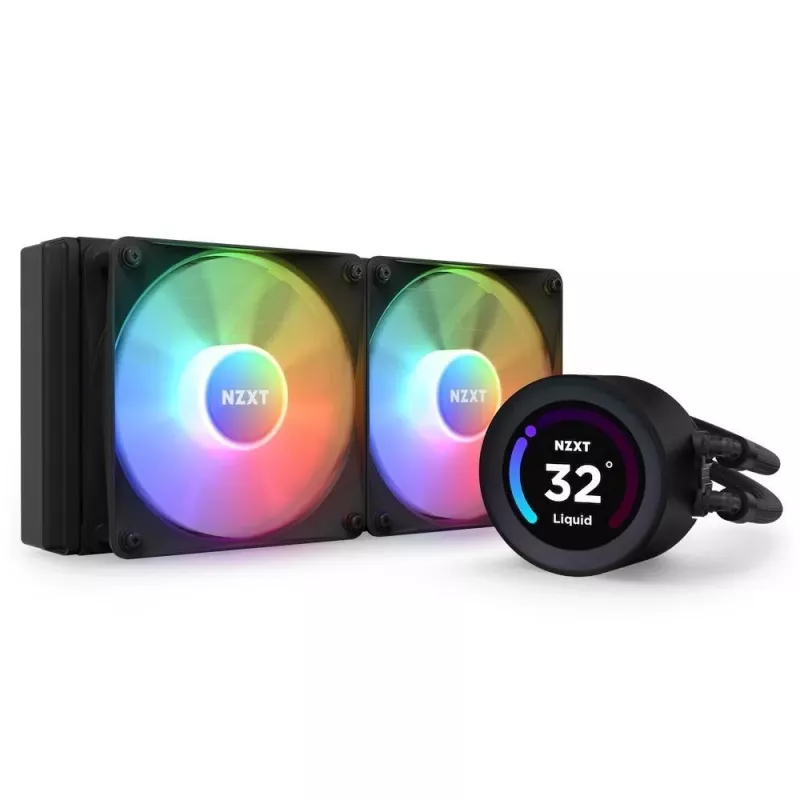 Refrigeración líquida todo en uno NZXT Kraken Elite 240 RGB 12 cm negra