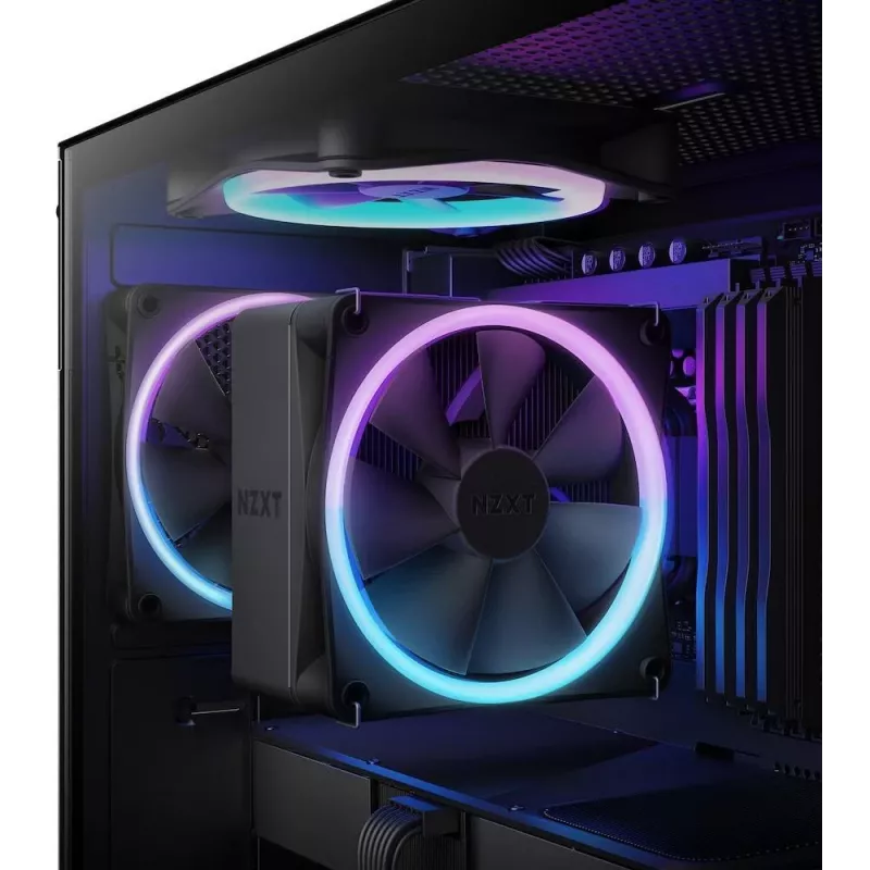 NZXT T120 RGB disipador de CPU por aire 12 cm negro 1 ud.