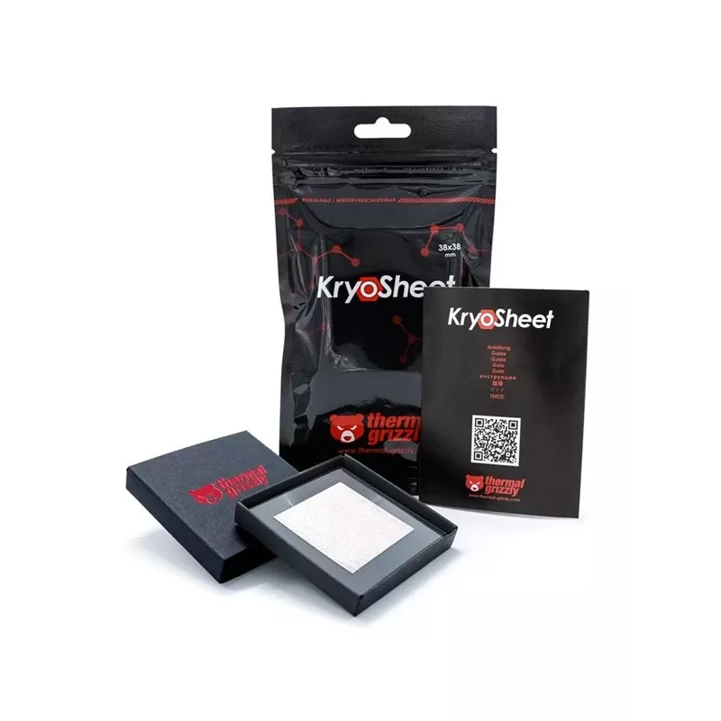 Thermal Grizzly TG-KS-38-38 Almohadilla CryoSheet 0,2 mm 38x38 mm térmica