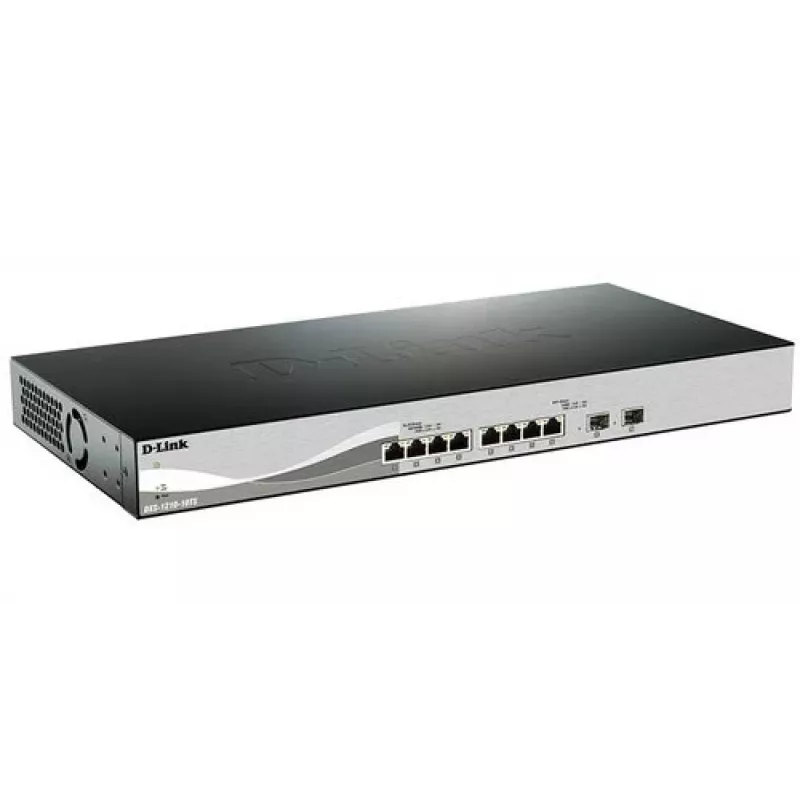 D-Link DXS-1210-10TS gestionado L2/L3 10G Ethernet (100/1000/10000) 1U negro, plata