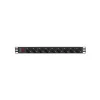 Lanberg PDU-09F-0300-BK PDU para rack 1U, 9x Schuko, 16 A, 3 m, negro