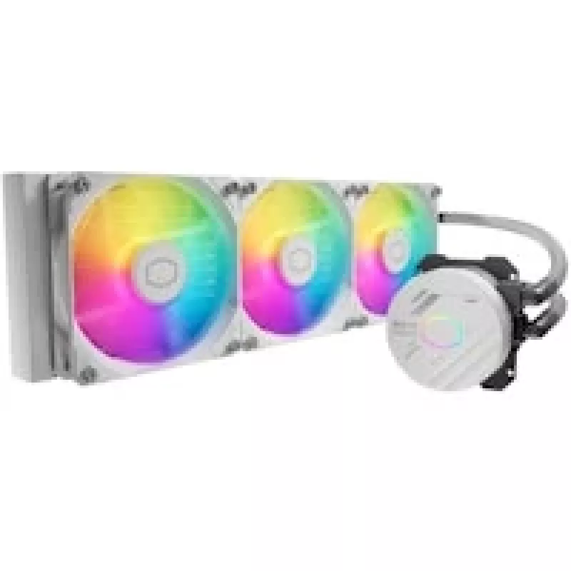 Kit de Refrigeración Líquida Cooler Master MasterLiquid 360L Core ARGB Blanco Ventilador 12 cm