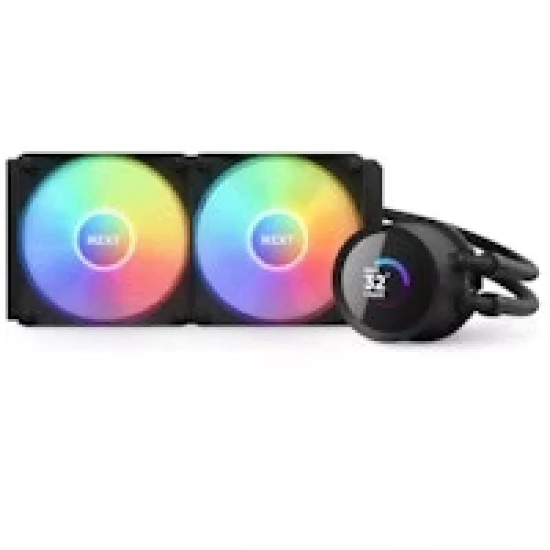 Refrigeración líquida todo en uno NZXT Kraken 280 RGB 14 cm Negro