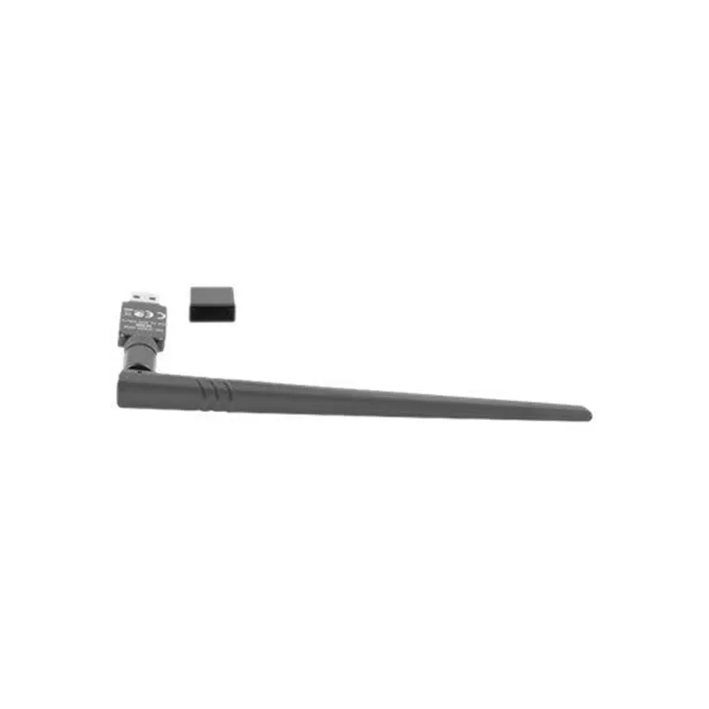 Adaptador USB Wi-Fi LANBERG NC-0300-WIE, USB 2.0, dos antenas externas de 5 dBi, Wi-Fi 300 Mbit/s, Ethernet/Wi-Fi, negro