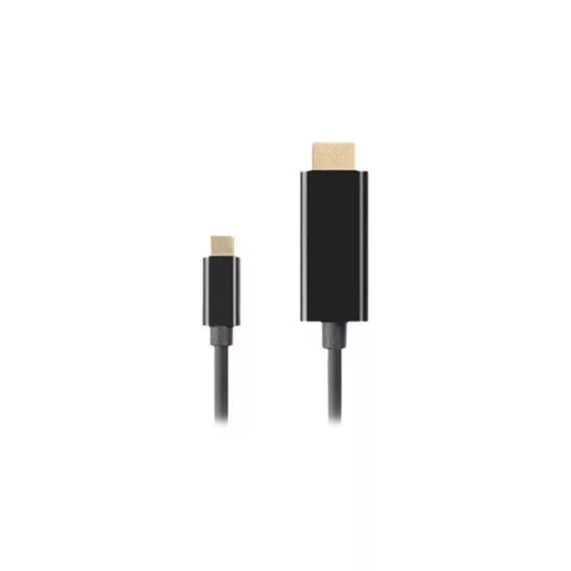 Cable adaptador de vídeo LANBERG CA-CMHD-10CU-0030-BK, USB Type-C a HDMI 2.0, 3 m, 18 Gbit/s, 4K