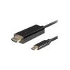 Adaptador de cable de vídeo Lanberg CA-CMHD-10CU-0018-BK 1,8 m USB Type-C a HDMI
