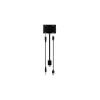 Gembird A-HDMIM-HDMIFVGAF-01 adaptador HDMI macho a HDMI hembra + VGA hembra con audio y puerto de alimentación
