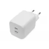 Cargador USB-C Digitus. 2 puertos. 65W GaN