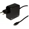 Cargador Inter-Tech PD-2045 universal negro AC para interiores 20V USB-C
