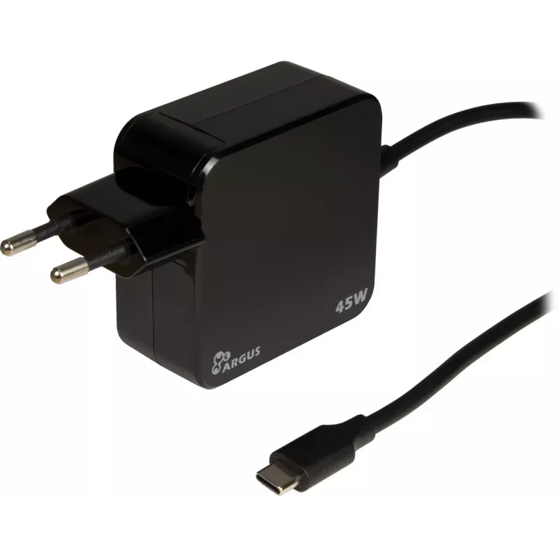 Cargador Inter-Tech PD-2045 universal negro AC para interiores 20V USB-C