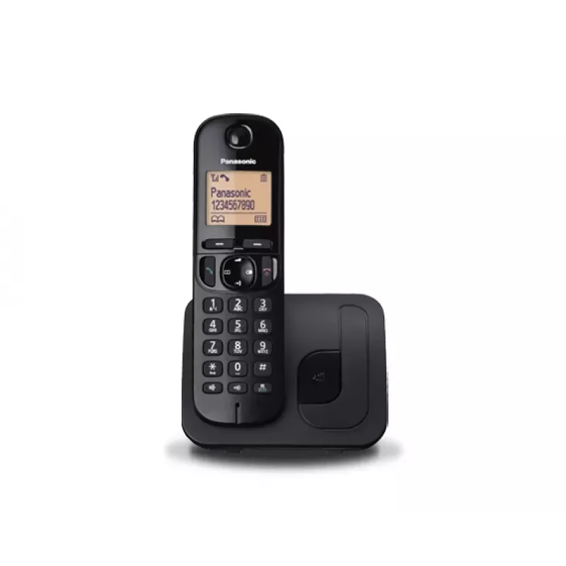 Panasonic KX-TGC 210 PDB Teléfono DECT Negro con identificación de llamadas