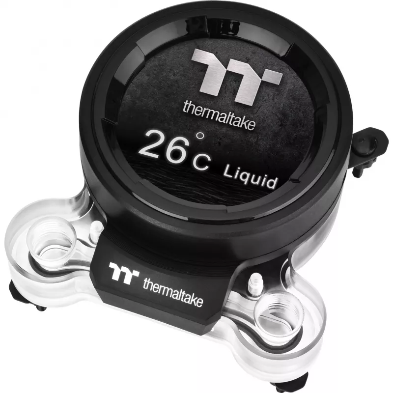 Refrigeración líquida Pacific MX2 Ultra Bloque de agua para CPU, cobre, sensor de temperatura LCD de 2,1