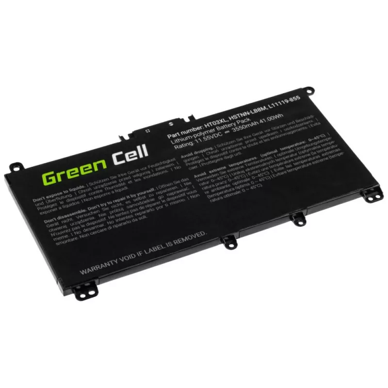 Batería para portátil Green Cell GC-HP163 HT03XL 11,4 V 3400 mAh HP Mobilit