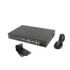 Lanberg RSFE-16P-2C-150 switch PoE+ no gestionable, 16x 10/100 PoE+, 2x combo Gigabit, 150 W, rack 1U