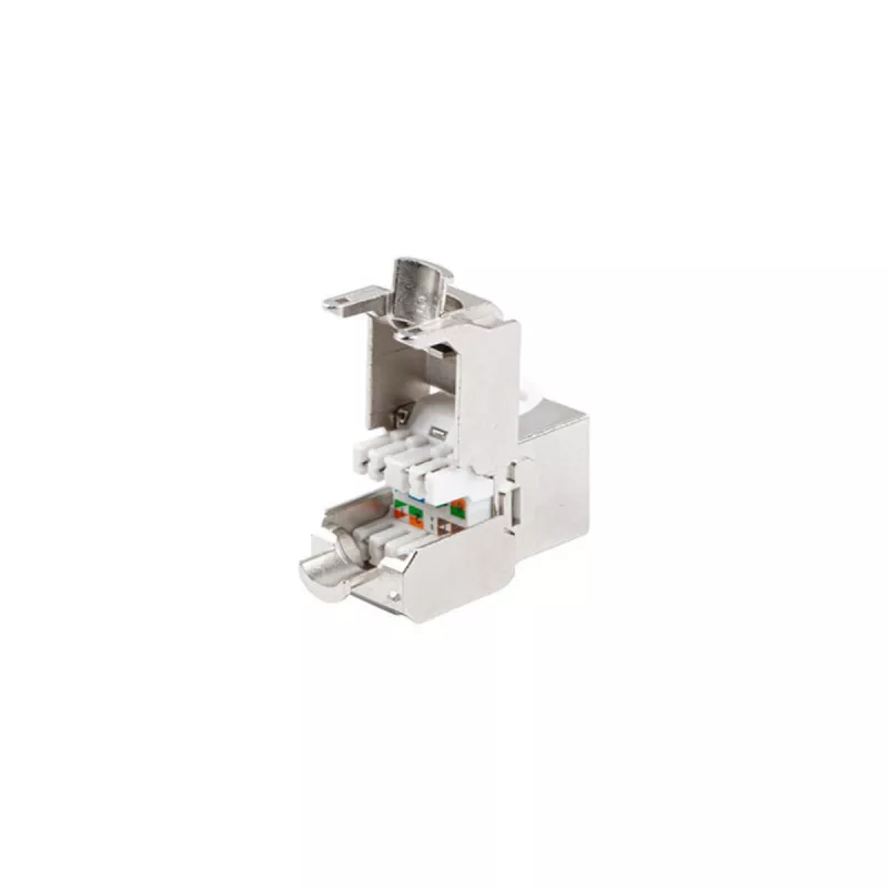 Módulo Keystone Lanberg KSF7-2000 Plano Acero inoxidable