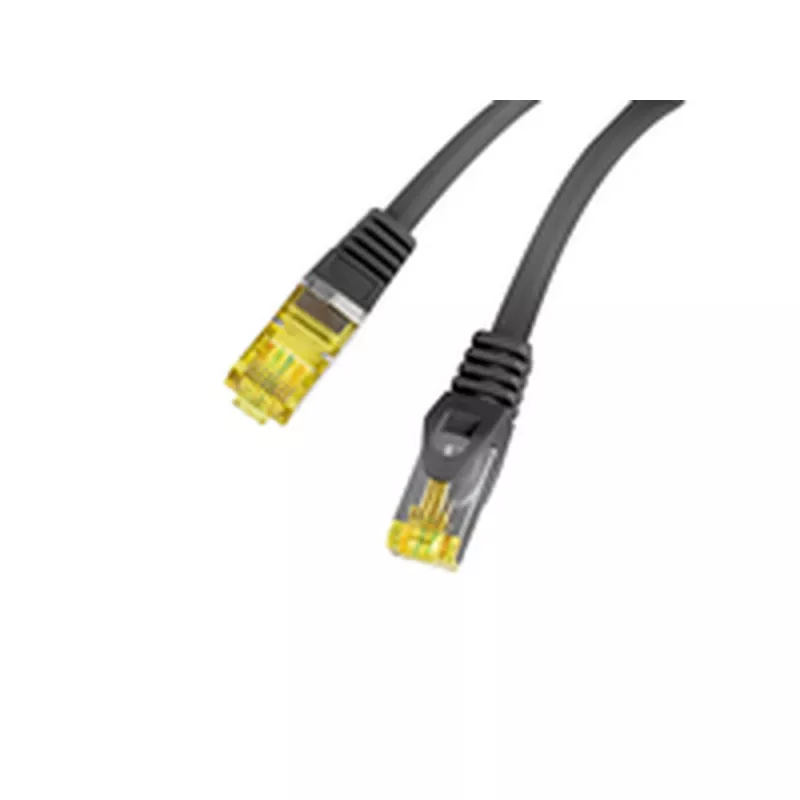 Lanberg PCF6A-10CU-0050-BK Cable de red Cat.6a S/FTP LSZH, 0,5 m, negro