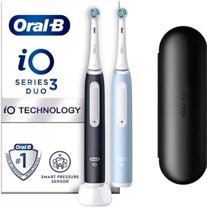 Cepillo de dientes eléctrico Oral-B iO3 Series, negro