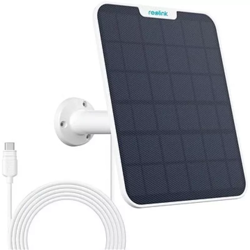 Panel solar Reolink 2 cámara a batería 6W USB Type-C IP65