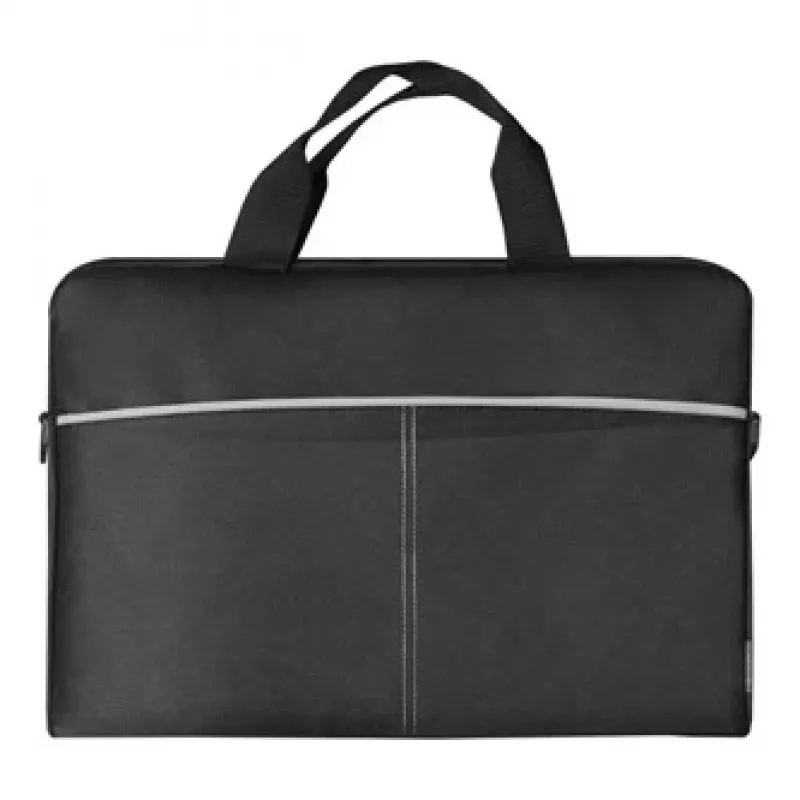 Funda para portátil DEFENDER Lite 39,6 cm (15,6 inch) negro/gris, poliéster, cremallera, asa de transporte, correa de hombro extraíble