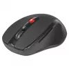 Ratón óptico inalámbrico RF para diestros DEFENDER ULTRA MM-315 — 1600 DPI, 6 botones, receptor USB, negro