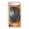Ratón óptico inalámbrico RF para diestros DEFENDER ULTRA MM-315 — 1600 DPI, 6 botones, receptor USB, negro