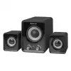 Altavoces DEFENDER Z4 2.1 con cable, 11 W RMS, negro, alimentación USB 5V, salida de auriculares de 3,5 mm