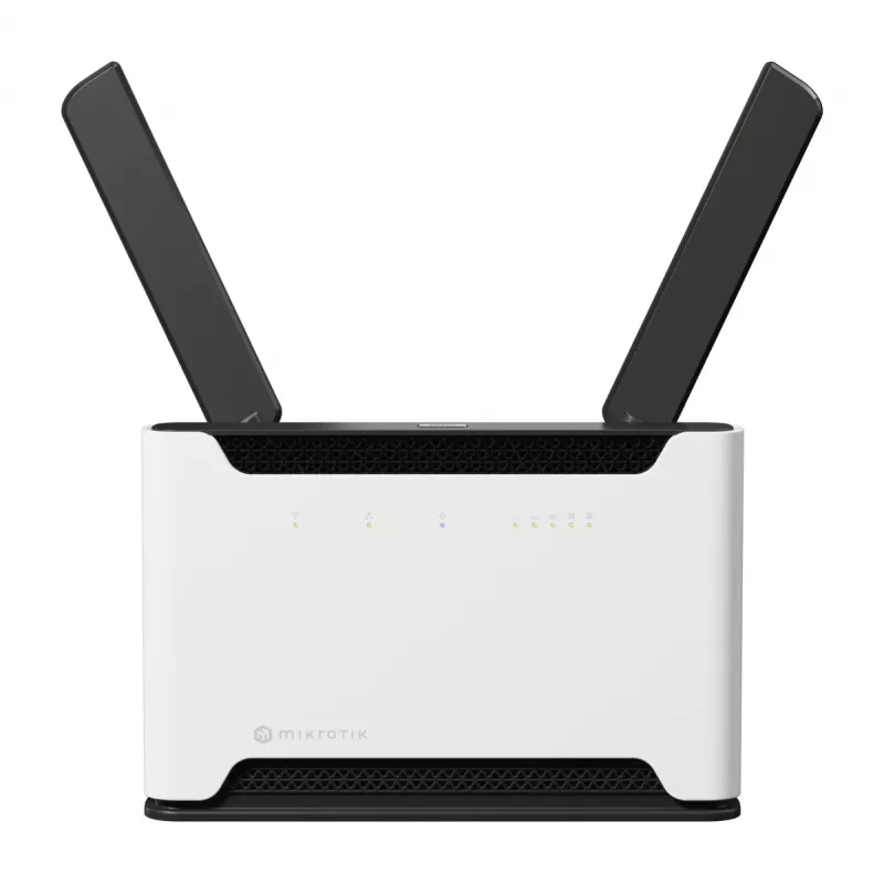 MikroTik Chateau LTE18 AX - Router inalámbrico - Switch de 5 puertos - GigE, 2,5 GigE - Wi-Fi 5, Wi-Fi 6 - Doble banda (S53UG+5HAXD2HAXD-TC&EG18-EA)