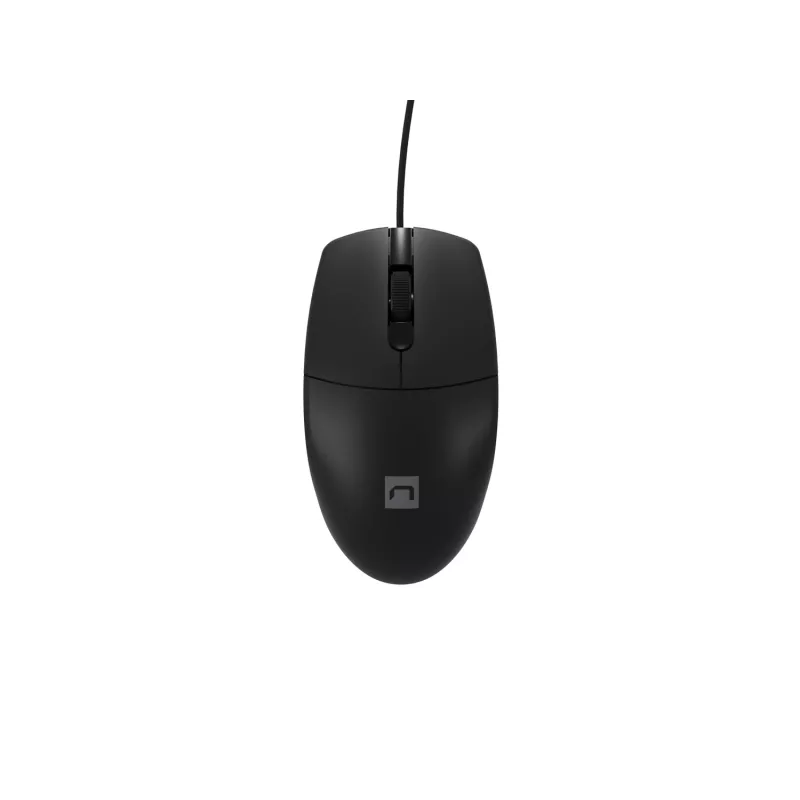 Ratón de oficina con cable NATEC Ruff Plus USB Type-A, diestro, 1200 DPI, 3 botones, negro