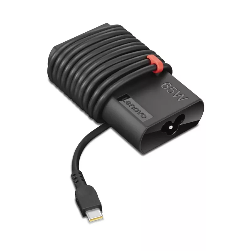 Fuente de alimentación Lenovo GX20Z46255 para portátiles, interior/exterior 100–240 V, cable de 1,8 m, USB-C, negra