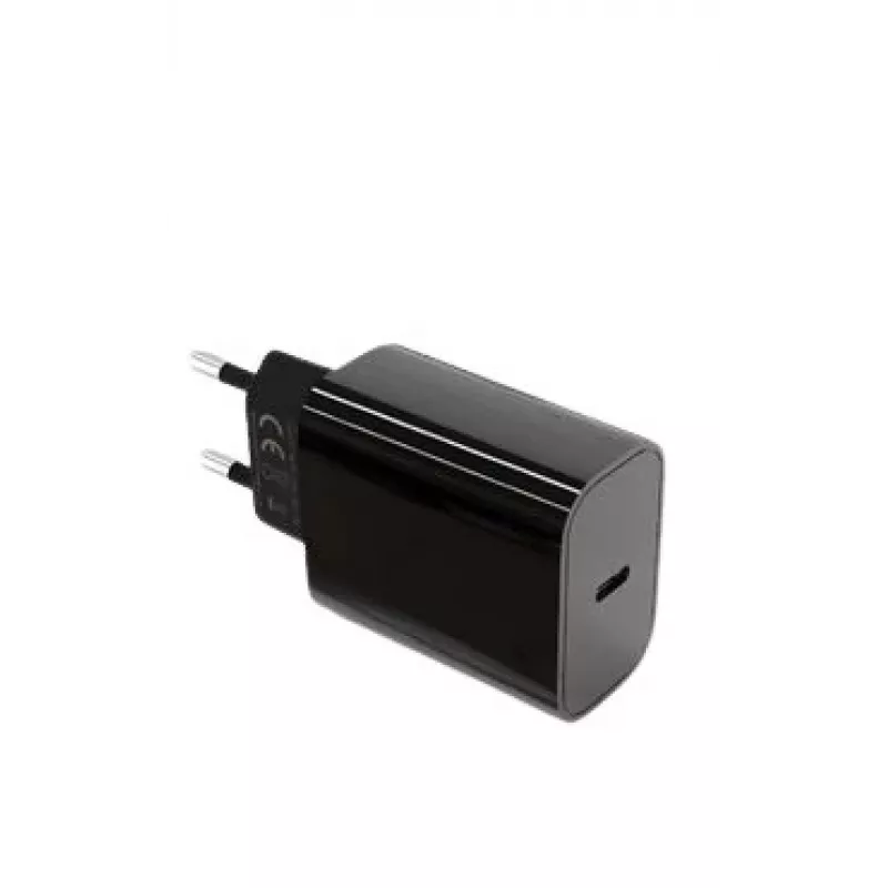 Cargador de pared USB C 20W Power Delivery negro