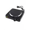 Placa eléctrica ESPERANZA ST. HELENS 1 zona, mando giratorio, 1×1000 W, 15,5 cm, sobremesa, negra
