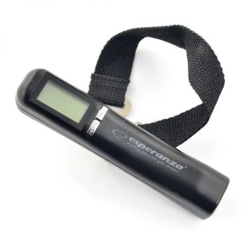 Báscula de equipaje electrónica Esperanza ETS001, hasta 50 kg, negra