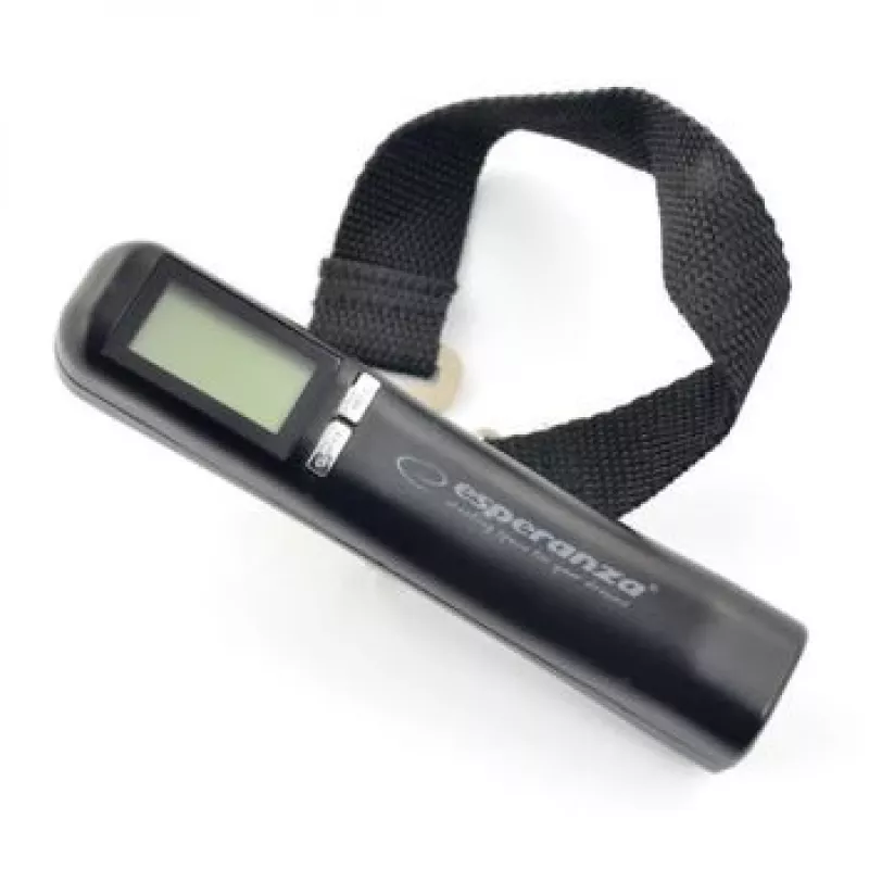 Báscula de equipaje electrónica Esperanza ETS001, hasta 50 kg, negra