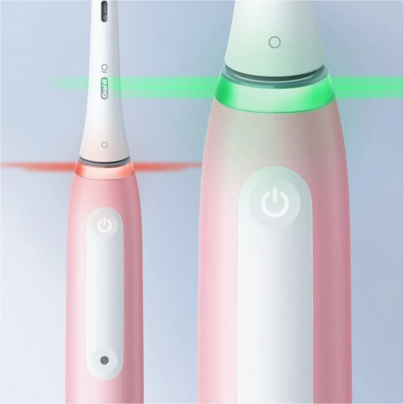 Cepillo de dientes eléctrico Oral-B iO3 Serie recargable para adultos número de cabezales incluidos 1 Blush Pink número de modos de cepillado 3