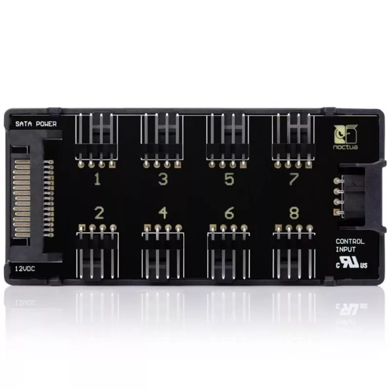 Controlador de ventiladores Noctua NA-FH1 4-Pin Negro 24W 5-12V