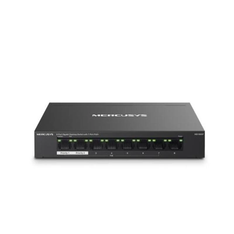 Mercusys MS108GP switch de sobremesa Gigabit de 8 puertos con 7 puertos PoE