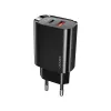Cargador usams T35 20W PD3 USB-C a USB adaptador de carga rápida