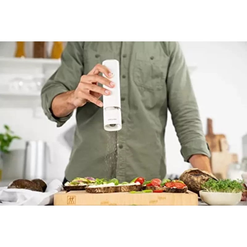 Molino eléctrico de especias Enfinigy blanco, blanco