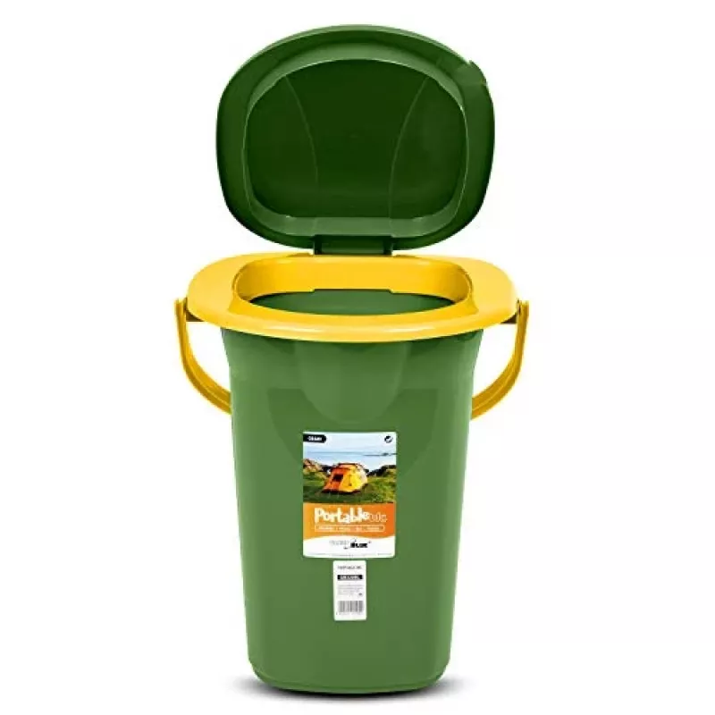 Inodoro portátil como cubo GreenBlue GB320GO – Cubo de inodoro de camping ligero