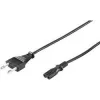 Cable de alimentación europeo Goobay 1.5 m Negro