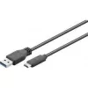 Wentronic Goobay Cable USB 3.0 SuperSpeed > USB-C™, 3 m - conector USB 3.0 (Type-A) > conector USB-C (73141)