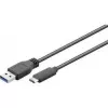 Wentronic Goobay Cable USB 3.0 SuperSpeed > USB-C™, 0,15 m - conector USB 3.0 (Type-A) > conector USB-C (45247)