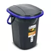 GreenBlue GB320BB inodoro portátil de camping tipo cubo, 19 l, negro/azul marino