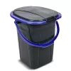 GreenBlue GB320BB inodoro portátil de camping tipo cubo, 19 l, negro/azul marino