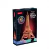 Puzle 3D Cubicfun Torre Eiffel Night Edition LED de cubicfun modelo 306-L534H – puzle arquitectónico 3D iluminado